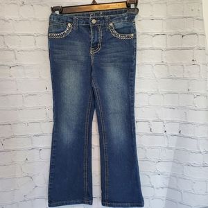 Lulu Luv Girls Denim Jeans SZ 6X